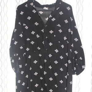 Faded Glory Woman's Button up Dress/ Long Shirt